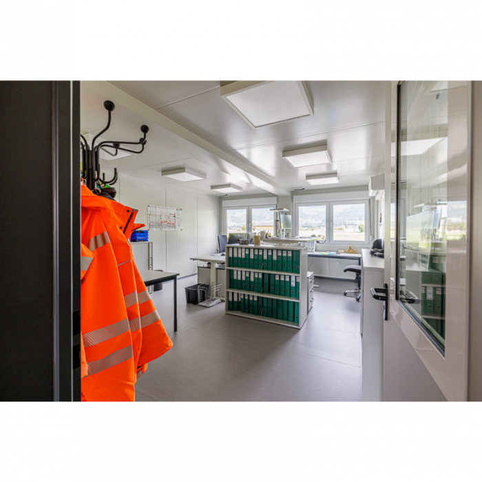 Axenstrasse Edificio container interno ufficio Avesco Rent