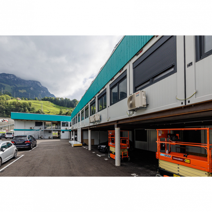 Axenstrasse Edificio container attrezzature esterne Avesco Rent