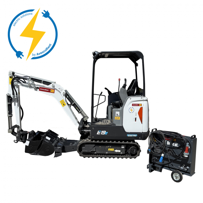 Minibagger < 2T - E-power - Vermietung