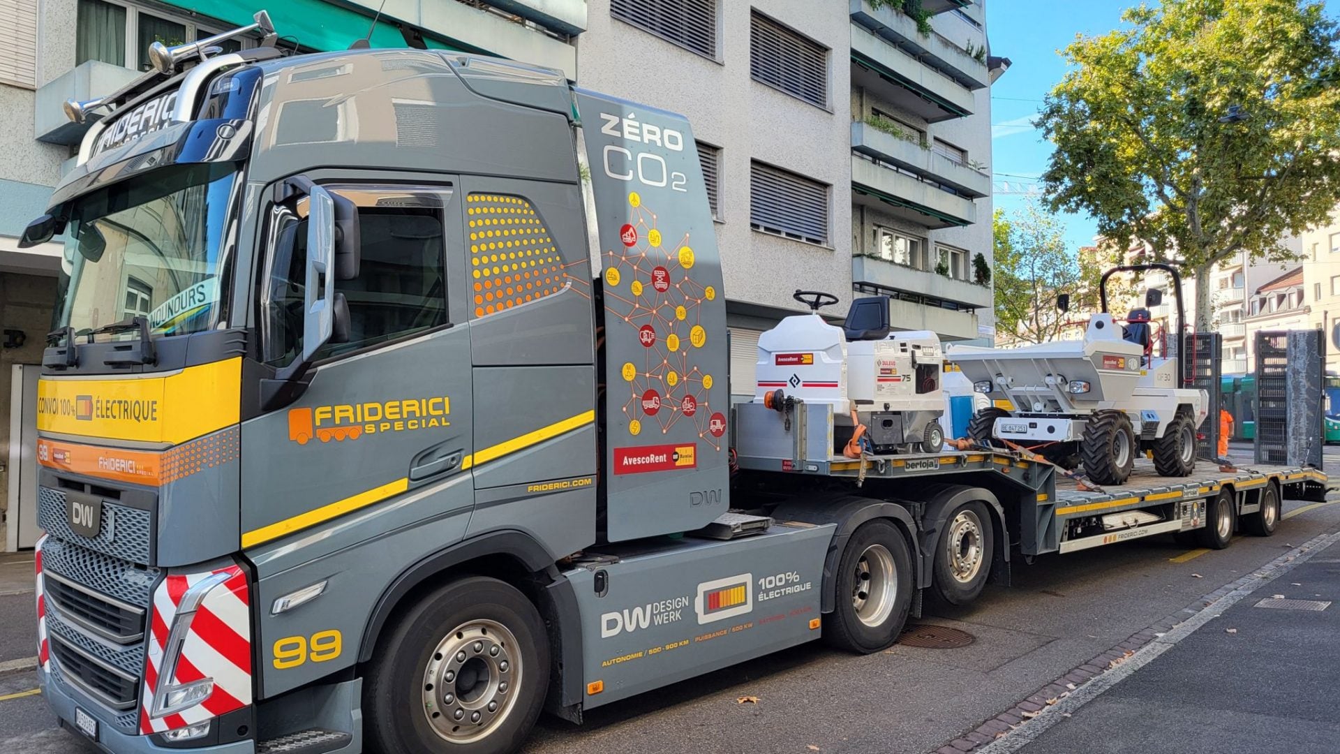 Avesco Rent camion 100% électrique