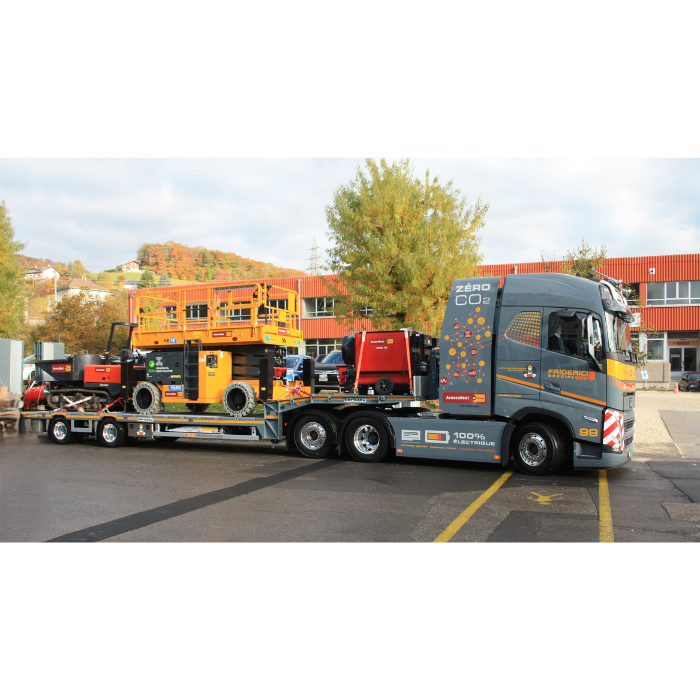 E-truck chargé Avesco Rent & Friderici