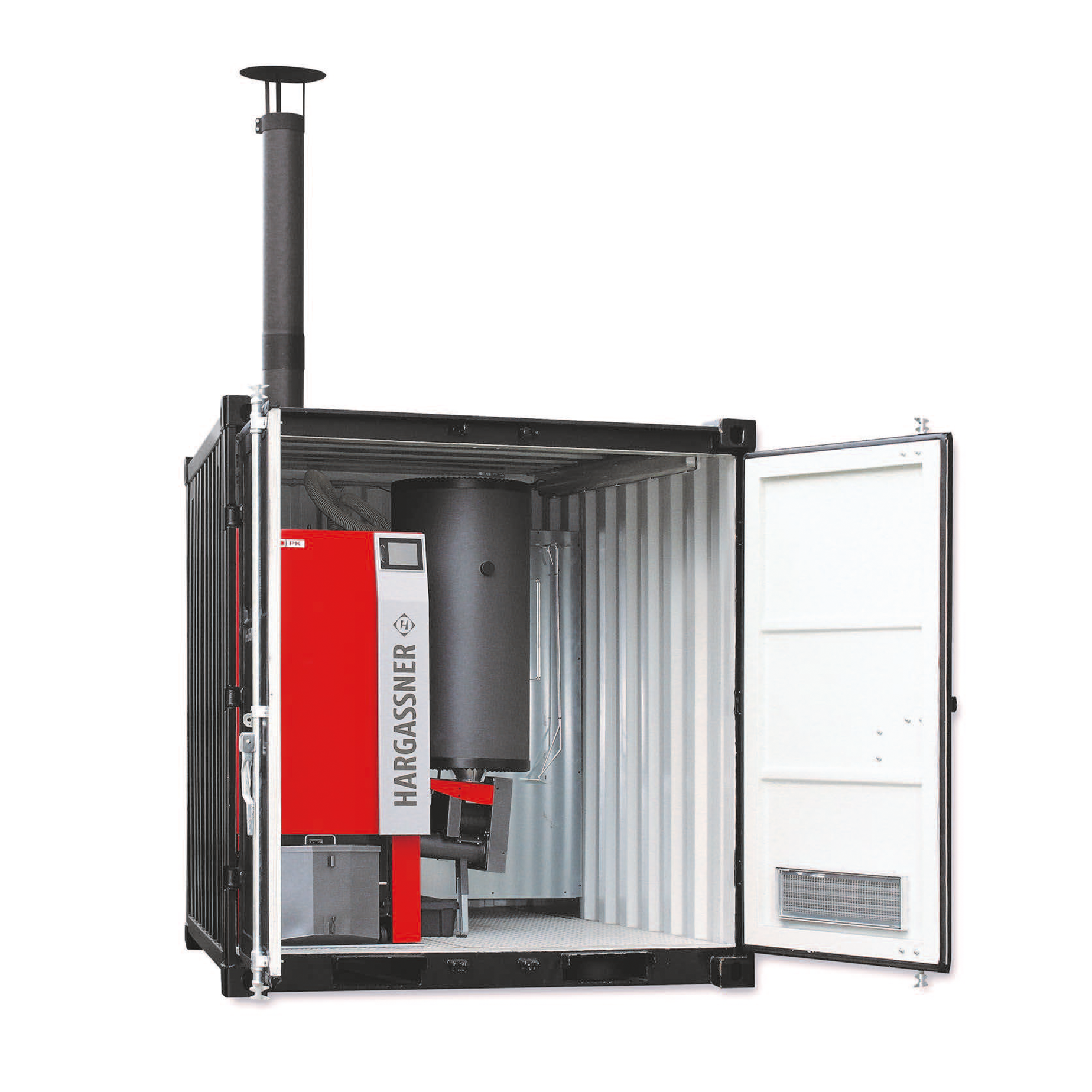 Mobile Pelletheizung 220kW - Vermietung