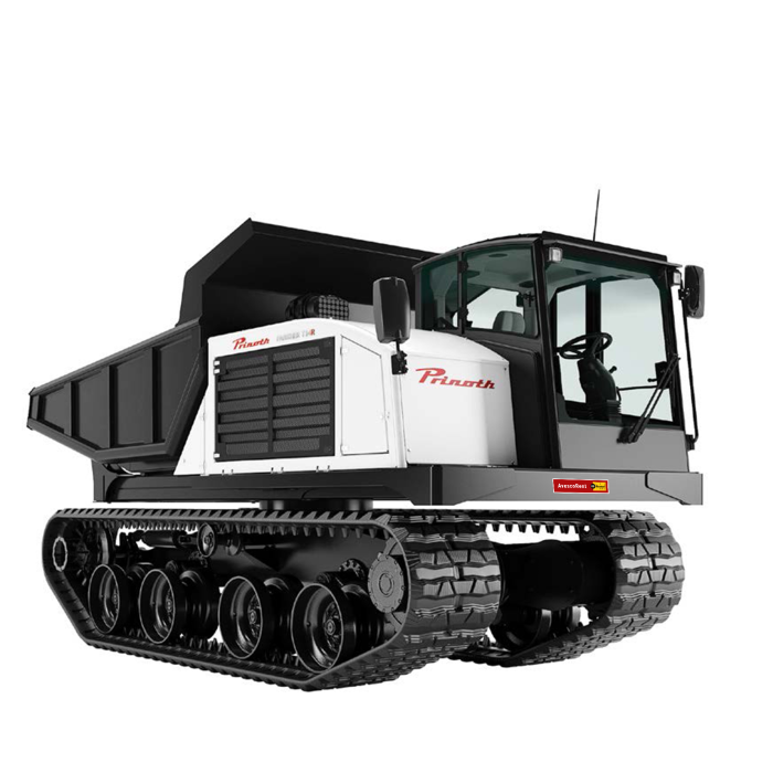 Dumper sur chenilles < 6500Lt / 13T - Location