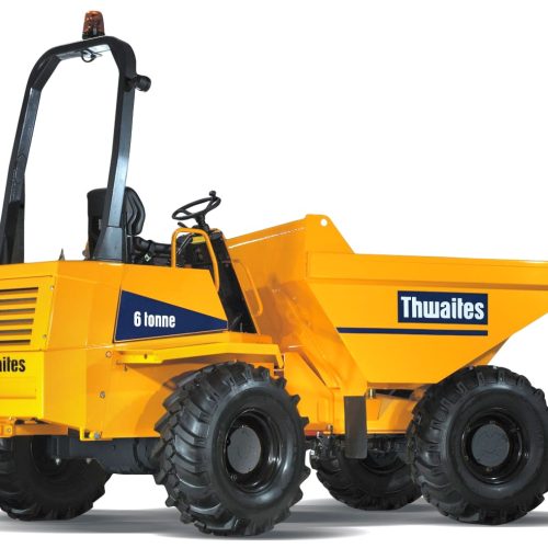 Dumper à pneus Thwaites Mach 763 vue latérale gauche