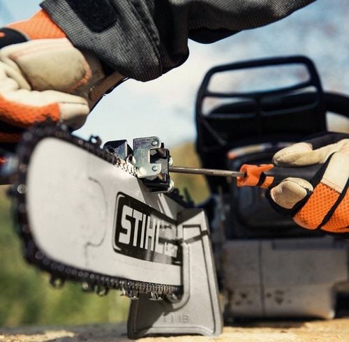 Tronçonneuse a bois STIHL MS 461 affûtage des dents