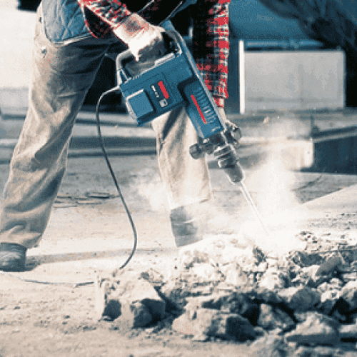 Perforateur BOSCH 11 kg forage de sol en béton