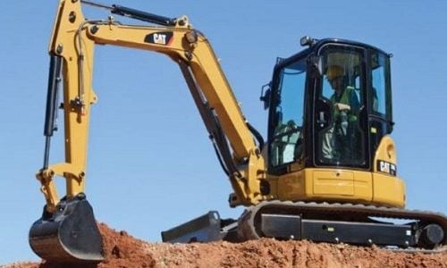 Mini pelle CAT 305 exterieur