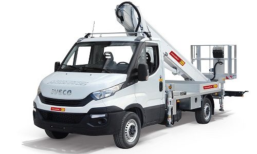 Piattaforma telescopica autocarrata < 25m - Noleggio