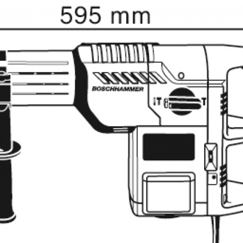 Perforateur BOSCH 11 kg taille